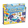 Brainstorm Colour Your Own Stickers Sea Creatures retail box with sea animal stickers and four paint pens shown on the front