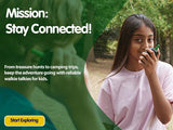 Brainstorm Outdoor Adventure Walkie Talkie held by a child during outdoor use