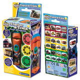 Brainstorm Tractor and Truck Torch and Projector packaging showing front and back views together