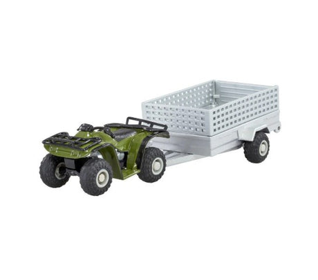 Britains ATV Quad Bike with Trailer 43358 front view Ireland