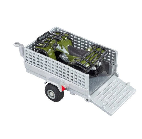 Britains ATV Quad Bike loaded on trailer 43358 set Ireland