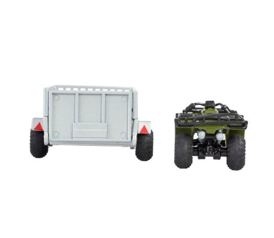 Britains ATV Quad Bike with Trailer 43358 rear view Ireland
