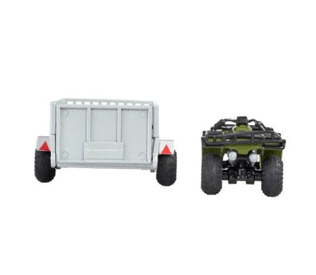Britains ATV Quad Bike with Trailer 43358 rear view Ireland