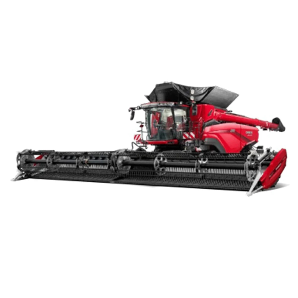 Britains 1:32 Case IH AF10 Combine Harvester 43404 front view with black draper header fitted