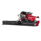 Britains 1:32 Case IH AF10 Combine Harvester 43404 front view with black draper header fitted