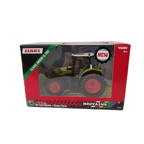Britains CLAAS ARION 6.190 tractor model displayed in its retail box