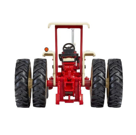 Rear view of Britains Farmall 1206 Tractor model with dual tyres Ireland