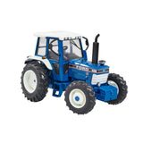 Britains 1:32 Ford 8210 Tractor 43418 front right view showing the front weight, cab and Ford 8210 side markings