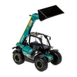 Front angle of Britains JCB AgriPro Aston Martin green Loadall model – Ireland