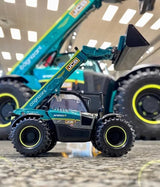 Side view of Britains JCB AgriPro F1 Loadall model with bucket raised – Ireland