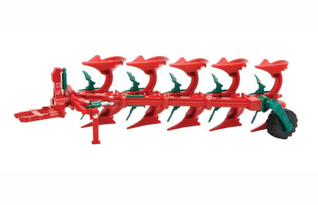 Britains Kverneland six-furrow plough 43049A1 rear view Ireland