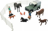 Britains Land Rover Vet Set 43385 with cow, pigs, horse and vehicle Ireland