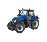 Blue Britains New Holland T8.435 Genesis tractor with realistic cab and front hitch – Ireland