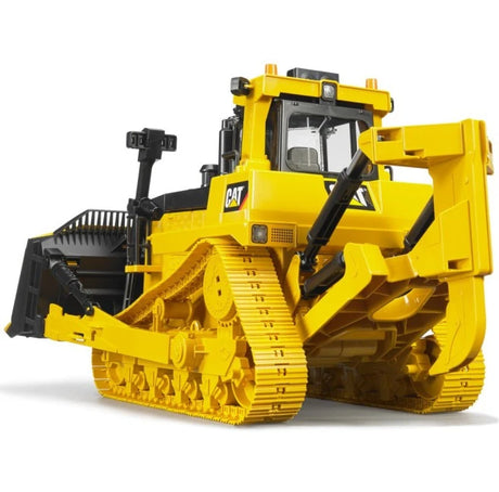 Bruder 1:16 Cat Large Track-Type Tractor shown from the rear right with scarifier visible