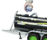 Bruder 1:16 Fliegl Barrel Trailer Jumbo Line farm toy trailer being filled with water through the tank opening