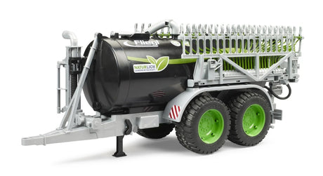 Bruder 1:16 Fliegl Barrel Trailer Jumbo Line farm toy trailer with the spread booms folded in transport position