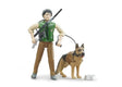 Bruder Forest Ranger figure with German Shepherd and rifle toy Ireland