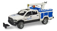 Bruder RAM 2500 Service Truck with rotating beacon and crane Ireland