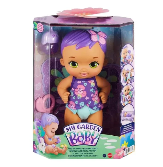 My Garden Baby Feed & Change Baby Butterfly