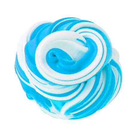 Swirled Blue Raspberry Cotton Candy Butter Cloudz Large slime
