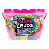 Butter Cloudz Large rainbow cotton candy slime tub front view