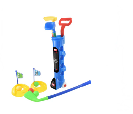 MY Golf Caddy Set for kids with trolley, clubs, balls, flags – ToyTown.ie Ireland
