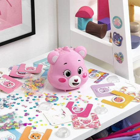Care Bears 3D Sticker Maker on table with gems and sprinkles – Ireland.