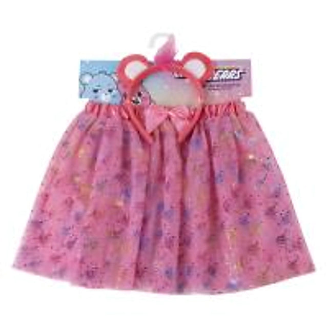Care Bears Fantasy Accessories Beauty Set with pink tutu and bear ears headband