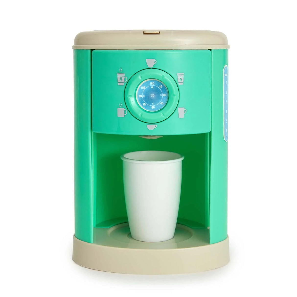 Casdon refillable toy coffee machine with play cup inserted – Ireland