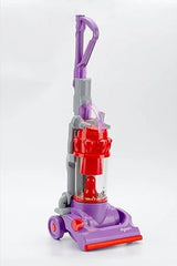 Static view of Casdon Dyson toy vacuum with purple body and red top – Ireland