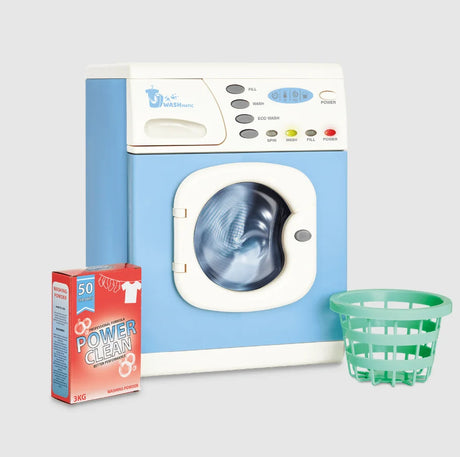 Casdon Electronic Washer toy with basket, powder and accessories – Ireland