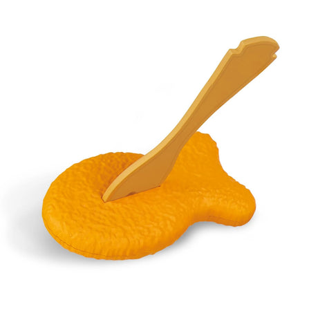 Toy fish piece with yellow takeaway fork