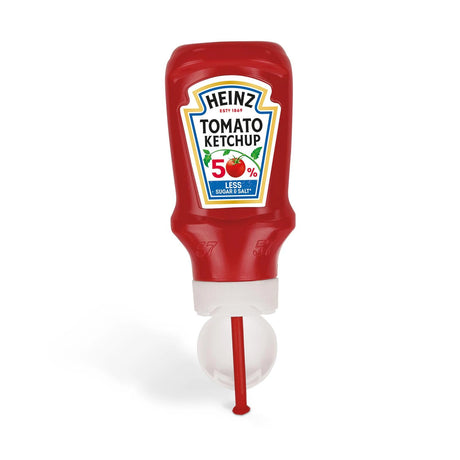 Heinz tomato ketchup toy bottle with red sauce detail