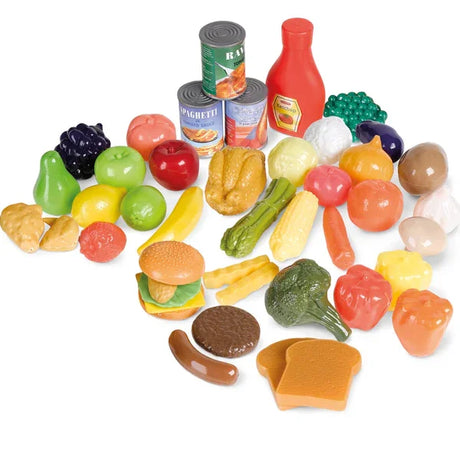Casdon Play Food Set with loose toy fruit, vegetables, tins and sauces – Ireland