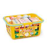 Casdon yellow shopping basket filled with colourful cans and cartons – Ireland