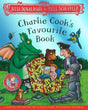 Cover of Charlie Cook’s Favourite Book by Julia Donaldson and Axel Scheffler showing a dragon, bear, pirate and knight reading together outdoors