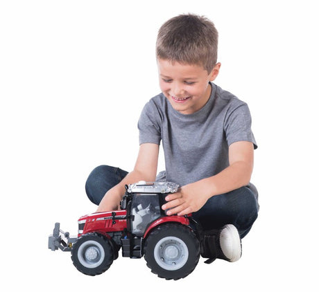 Child Playing with Massey Ferguson 6613 Big Farm Tractor (Model: 43078A2) - Ireland