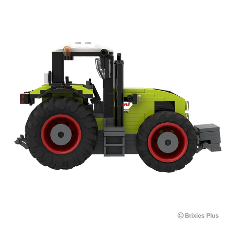 BRIXIES Plus CLAAS AXION 960 viewed from the opposite side with the AXION 960 marking, cab steps, large rear wheel and front weight visible