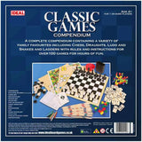 Classic Games Compendium back box with features and list of games Ireland