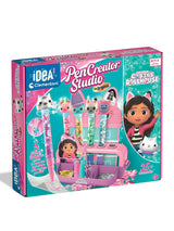 Front box of Clementoni Gabby’s Dollhouse Pen Creator Studio showing colourful creative kit in Ireland