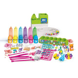 Complete contents of Clementoni Idea Create a Highlighter Studio with accessories and toppers in Ireland