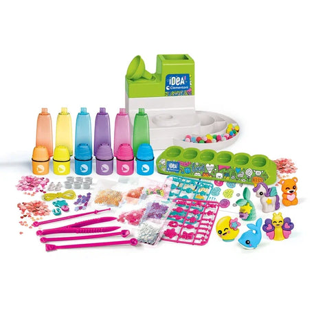 Complete contents of Clementoni Idea Create a Highlighter Studio with accessories and toppers in Ireland