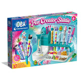 Front box of Clementoni Idea Pen Creator Studio showing pens and creative accessories in Ireland