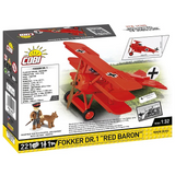 COBI Fokker Dr.1 Red Baron building set box shown from the back and side