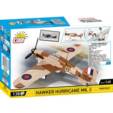 COBI Hawker Hurricane Mk. I building set box shown from the back and side