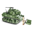 COBI H.M.C M8 Scott model with soldier figure, rifle and green crate