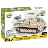 COBI PzKpfw VI Tiger 131 building set box shown from the back and side