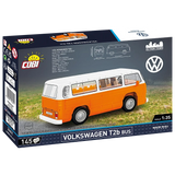 COBI Volkswagen T2b Bus building set box showing the orange and white bus model from the rear and side