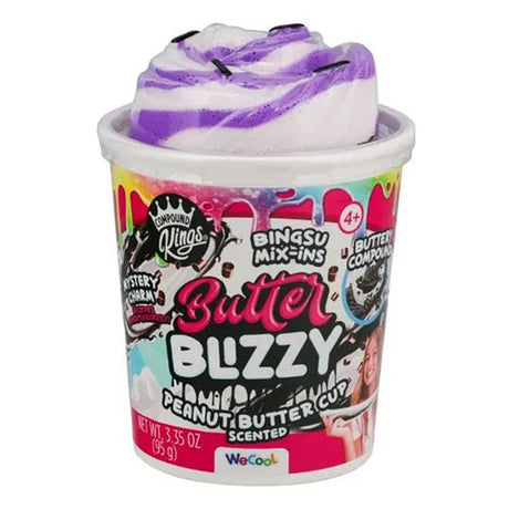Compound Kings Butter Blizzy Peanut Butter Cup slime tub front view – Ireland.