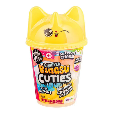 Front view of Compound Kings Whipped Bingsu Cuties Banana Cabana slime – Ireland.